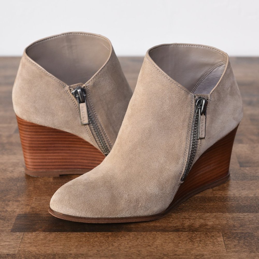 1. State Leather Booties